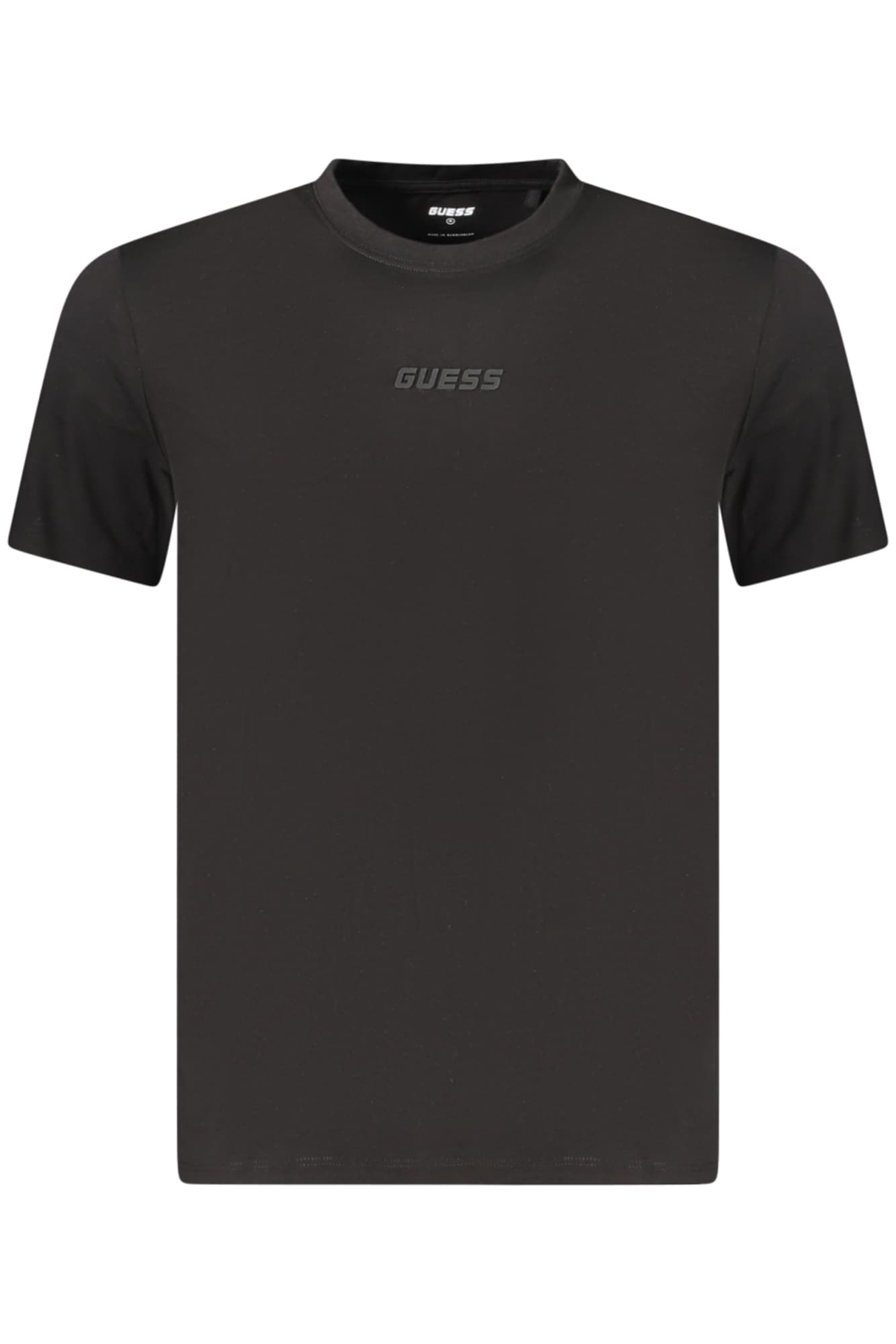 МЪЖКА ТЕНИСКА С КЪС РЪКАВ GUESS JEANS, ЧЕРНА - GUESS JEANS