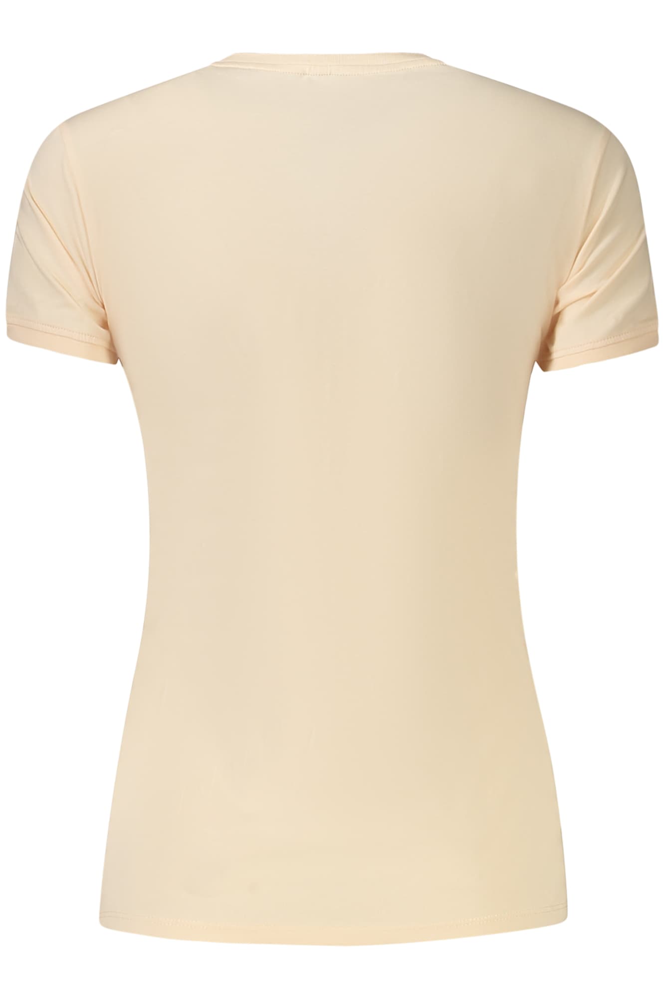 Дамска тениска с къс ръкав GUESS JEANS, розова - GUESS JEANS