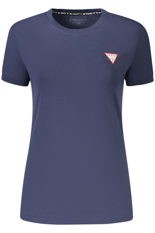 ДАМСКА ТЕНИСКА С КЪС РЪКАВ GUESS JEANS, СИНЯ