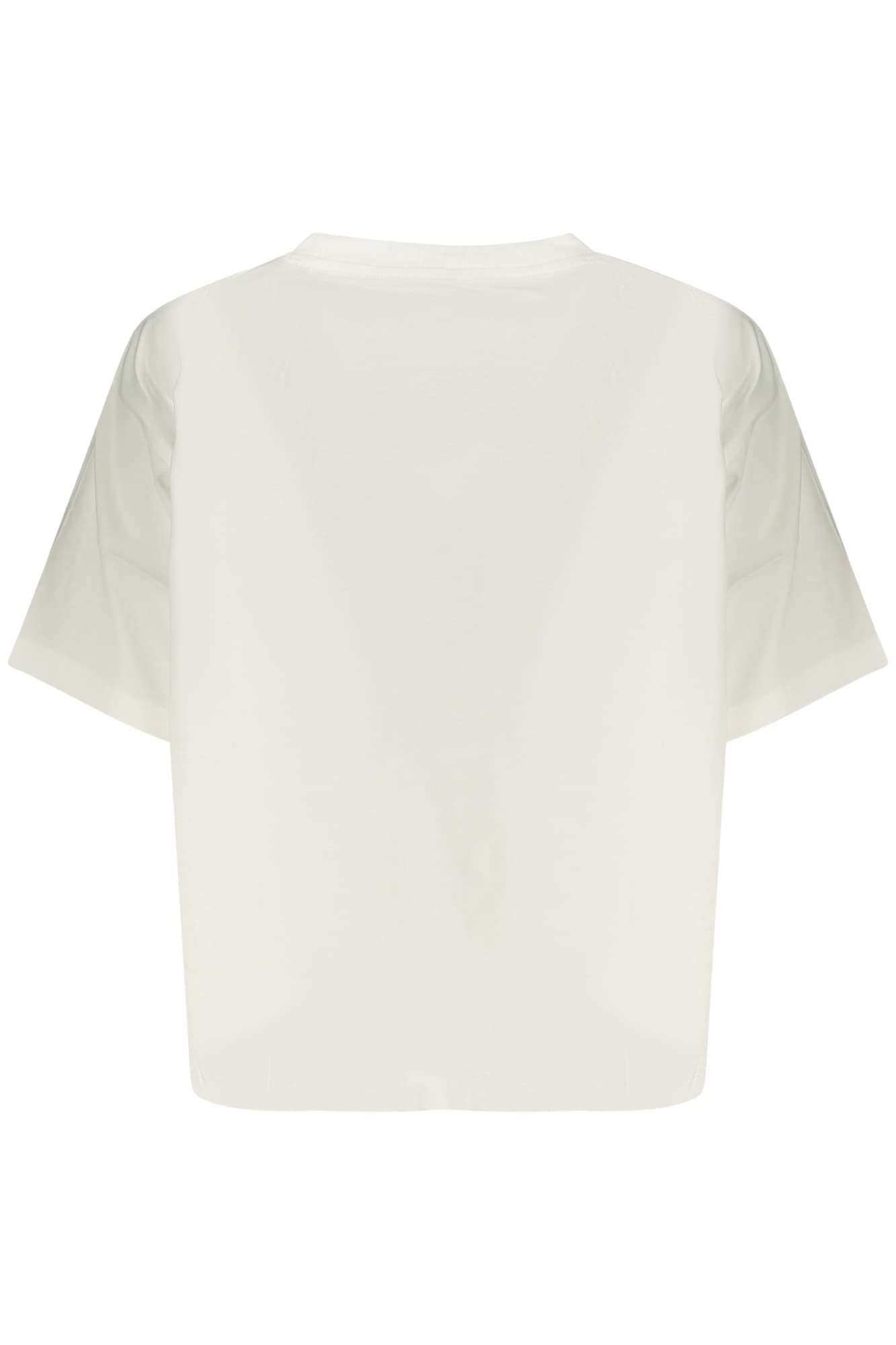 Дамска тениска с къс ръкав GUESS JEANS, бяла - GUESS JEANS