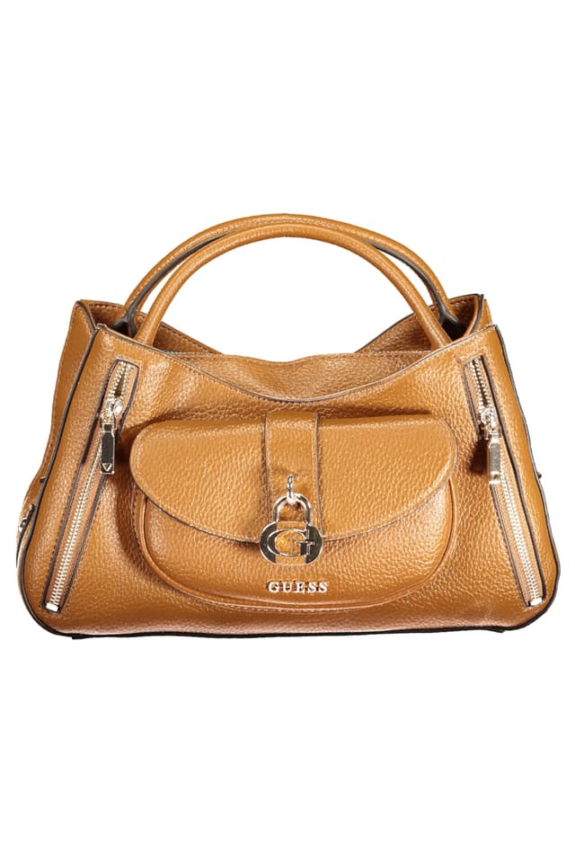 ДАМСКА КАФЯВА ЧАНТА GUESS JEANS