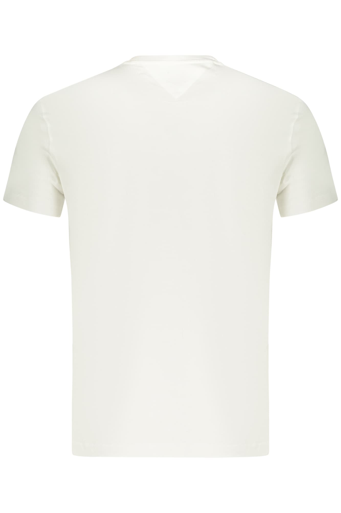 МЪЖКА ТЕНИСКА С КЪС РЪКАВ TOMMY HILFIGER, БЯЛА - TOMMY HILFIGER