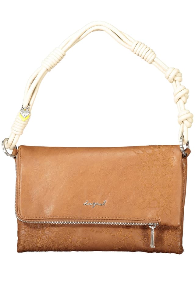 DESIGUAL ДАМСКА КАФЯВА ЧАНТА