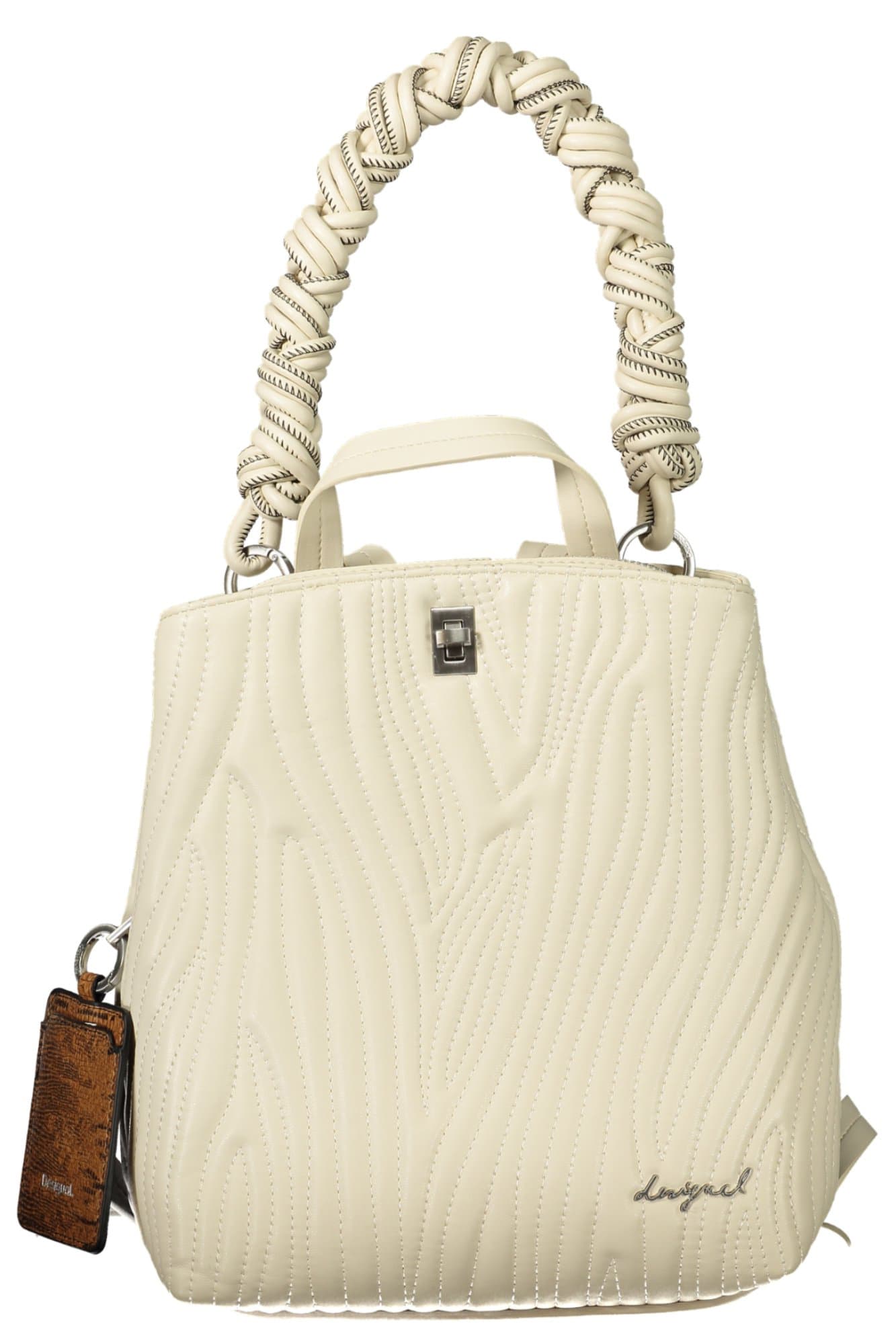 DESIGUAL ДАМСКА БЯЛА РАНИЦА - DESIGUAL