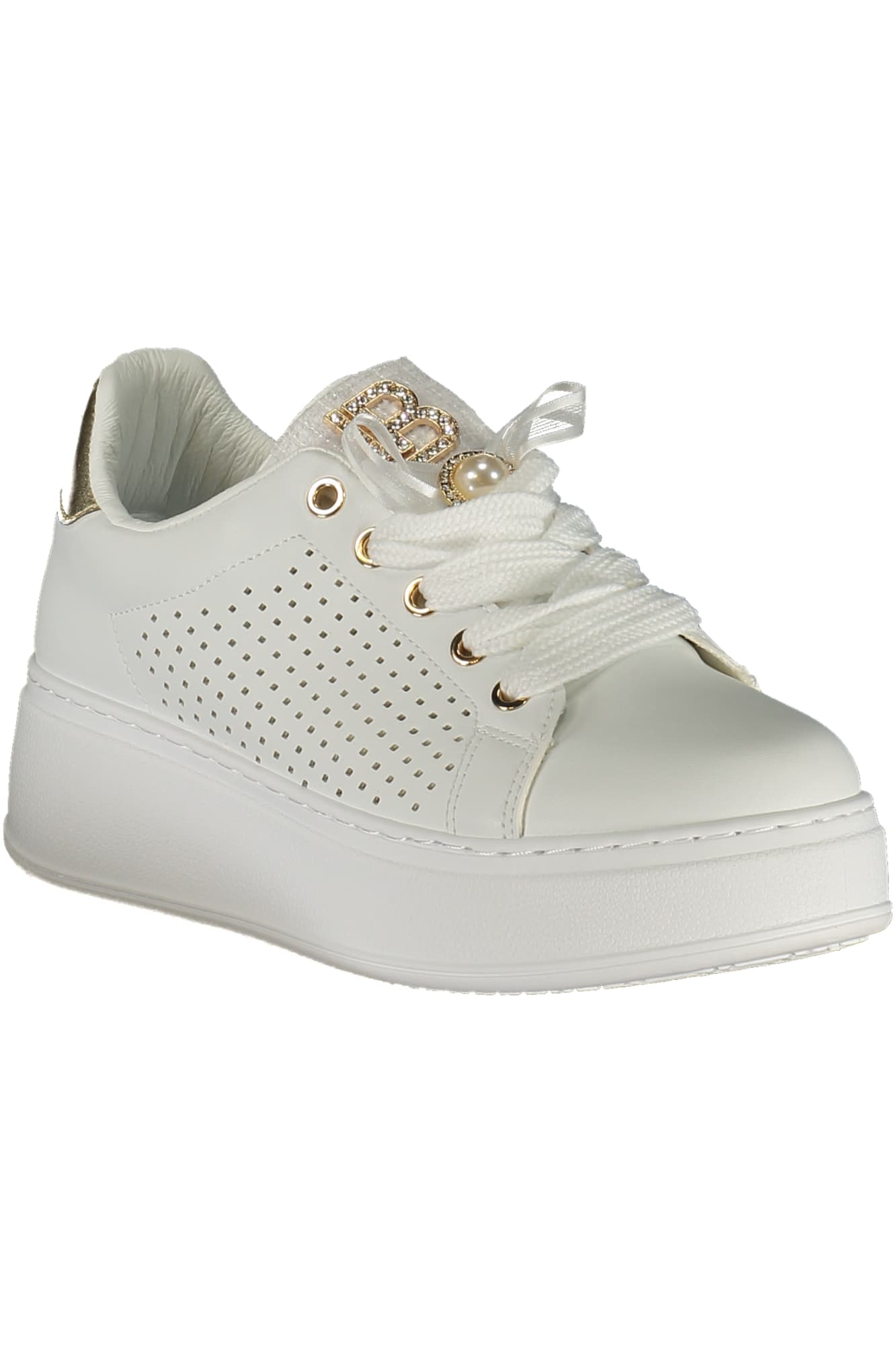 Дамски бели спортни обувки LAURA BIAGIOTTI - LAURA BIAGIOTTI