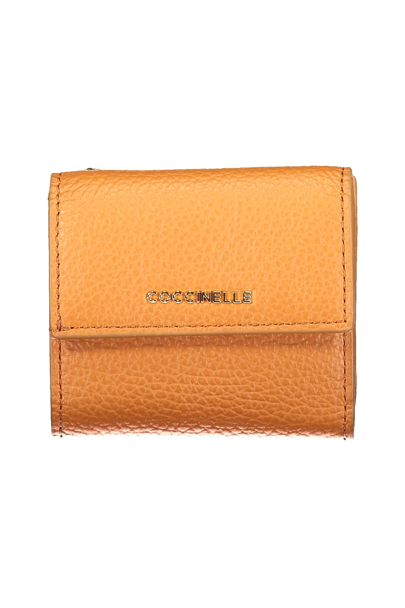 ДАМСКИ ПОРТФЕЙЛ COCCINELLE В ОРАНЖЕВ СЪС СИН - COCCINELLE