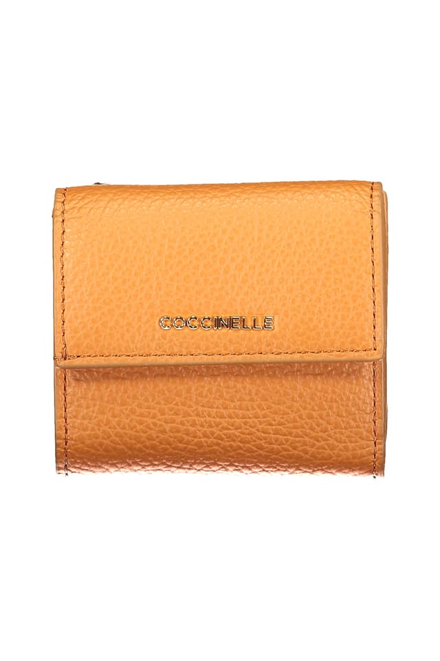 ДАМСКИ ПОРТФЕЙЛ COCCINELLE В ОРАНЖЕВ СЪС СИН