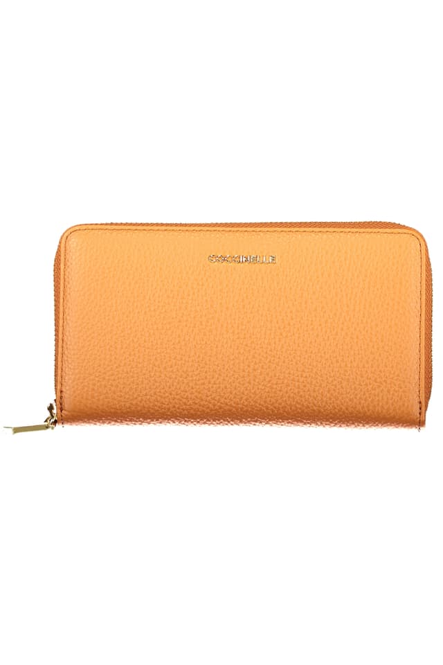 ДАМСКИ ПОРТФЕЙЛ COCCINELLE В ОРАНЖЕВ СЪС СИН