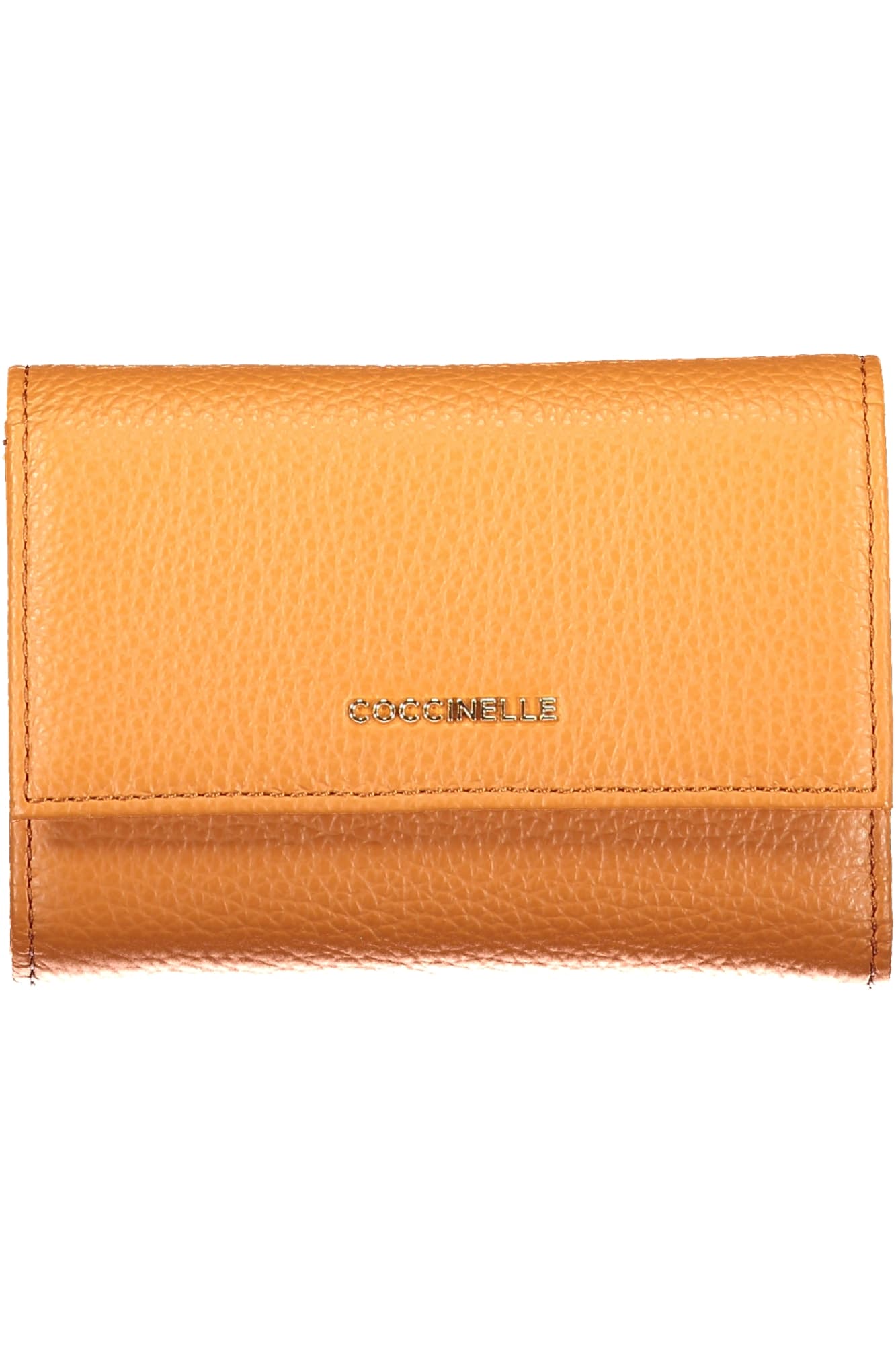 ДАМСКИ ПОРТФЕЙЛ COCCINELLE В ОРАНЖЕВ СЪС СИН - COCCINELLE