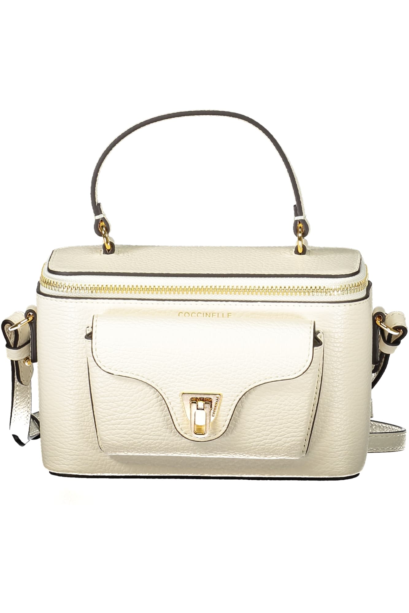 БЯЛА ДАМСКА ЧАНТА COCCINELLE - COCCINELLE