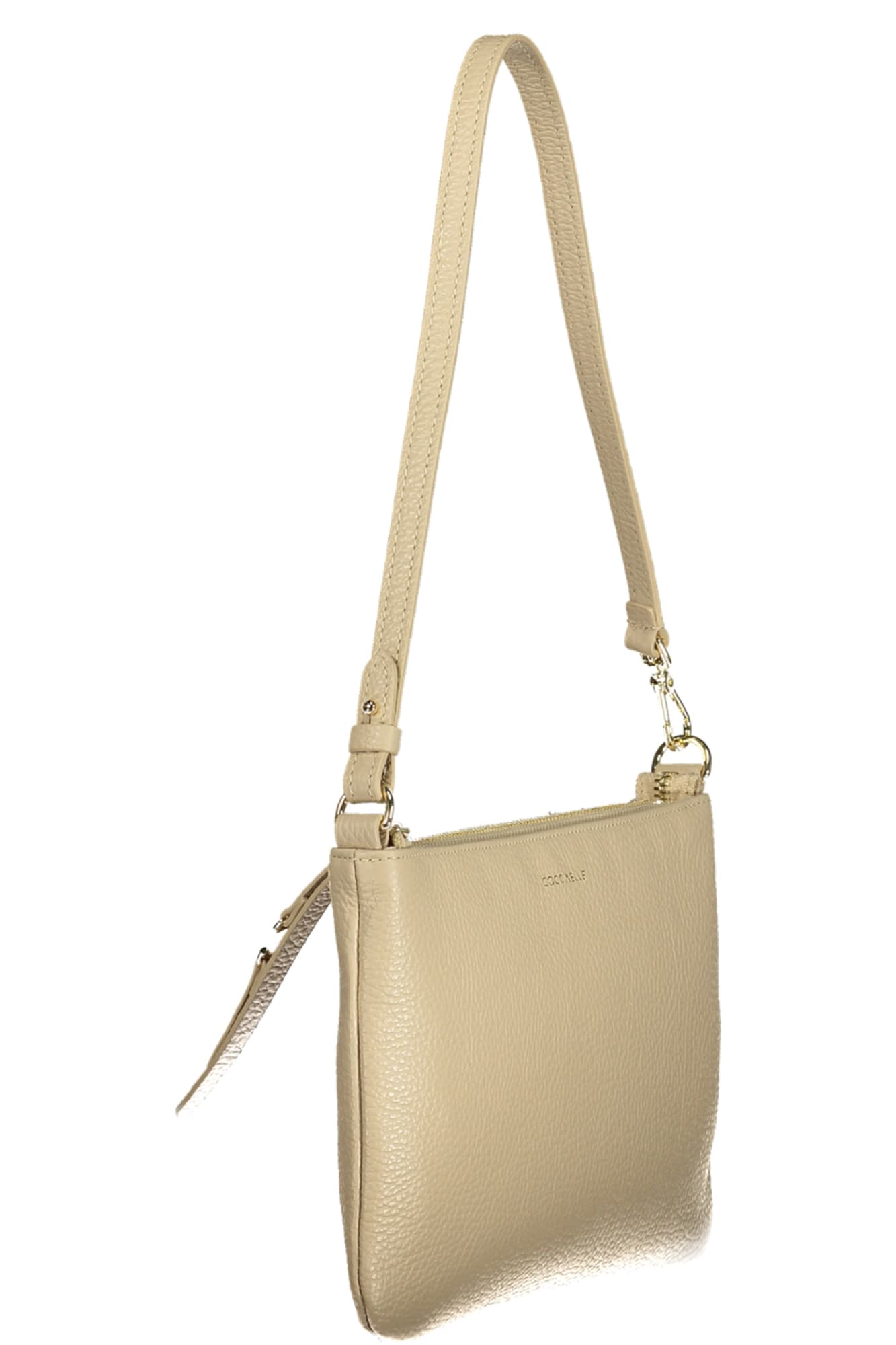 Дамска бежова чанта COCCINELLE - COCCINELLE