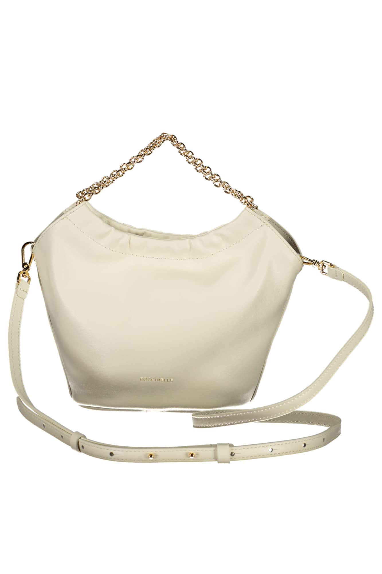 БЯЛА ДАМСКА ЧАНТА COCCINELLE - COCCINELLE