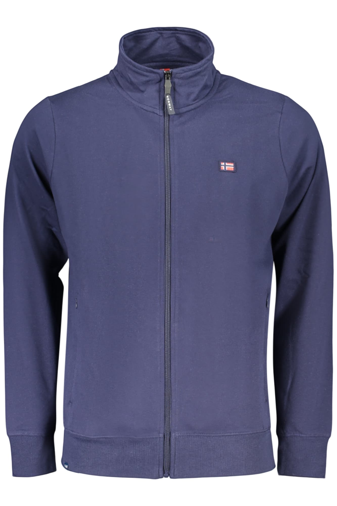 НОРВЕГИЯ 1963 МЪЖКИ СИНЯ БЛУЗЕР С ЦИП - NORWAY 1963