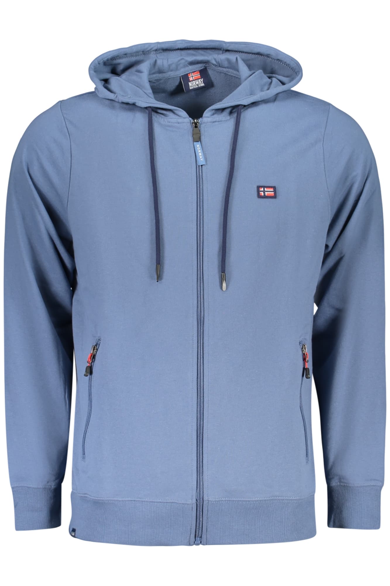 НОРВЕГИЯ 1963 МЪЖКИ СИНЯ БЛУЗЕР С ЦИП - NORWAY 1963