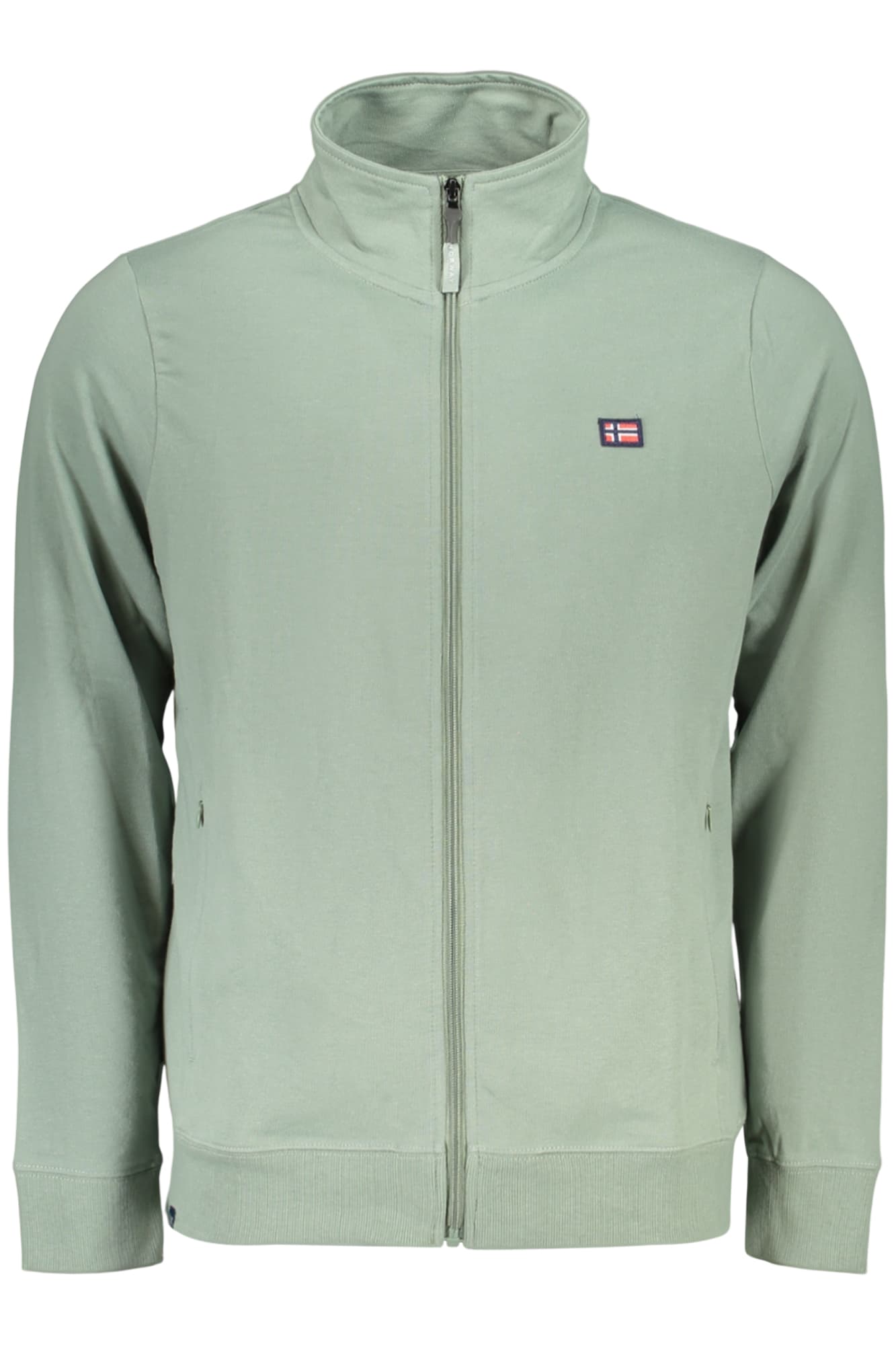 НОРВЕГИЯ 1963 МЪЖКИ ЗЕЛЕН СУИТШЪРТ С ЦИП - NORWAY 1963