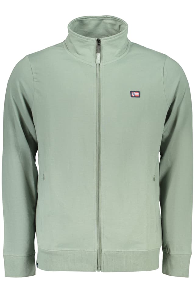 НОРВЕГИЯ 1963 МЪЖКИ ЗЕЛЕН СУИТШЪРТ С ЦИП