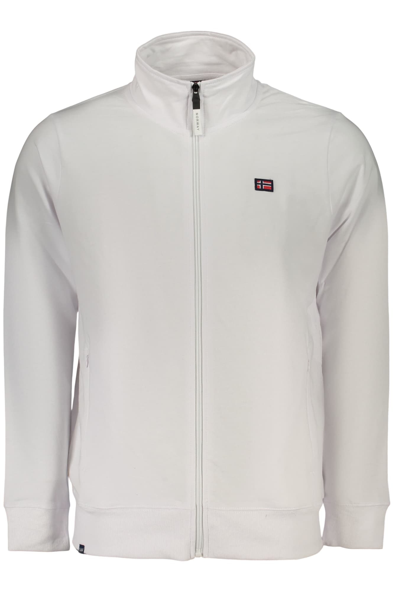 НОРВЕГИЯ 1963 МЪЖКИ БЯЛ СУИТШЪРТ С ЦИП - NORWAY 1963