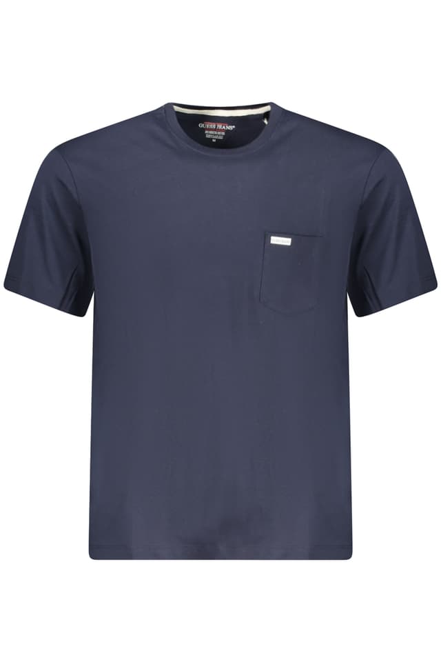 МЪЖКА ТЕНИСКА С КЪС РЪКАВ GUESS JEANS СИНЯ