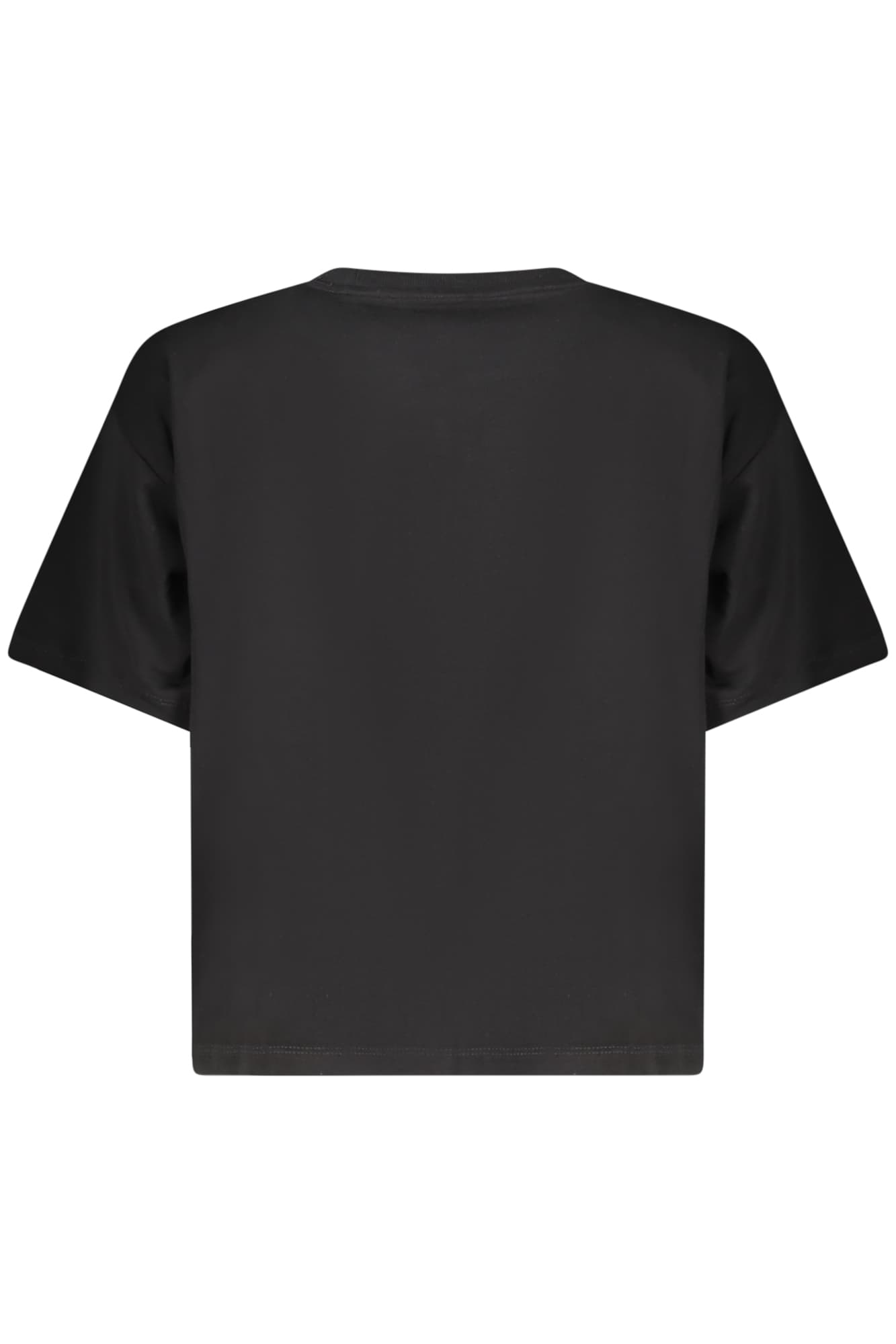 Дамска тениска с къс ръкав GUESS JEANS, черна - GUESS JEANS