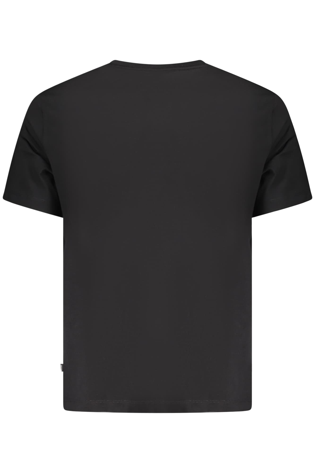 МЪЖКА ТЕНИСКА С КЪС РЪКАВ GUESS JEANS, ЧЕРНА - GUESS JEANS