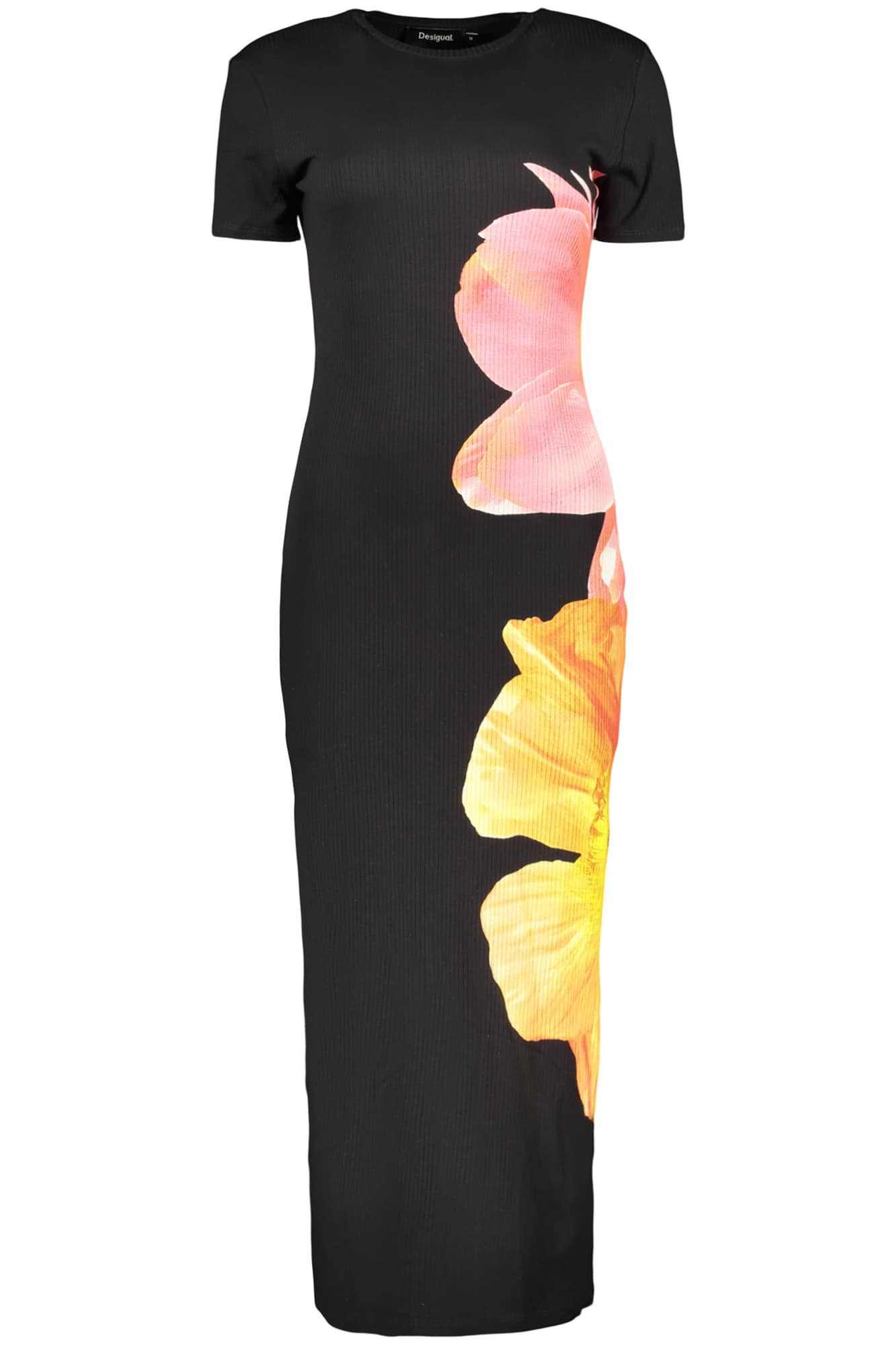 Дълга черна рокля за жени DESIGUAL - DESIGUAL