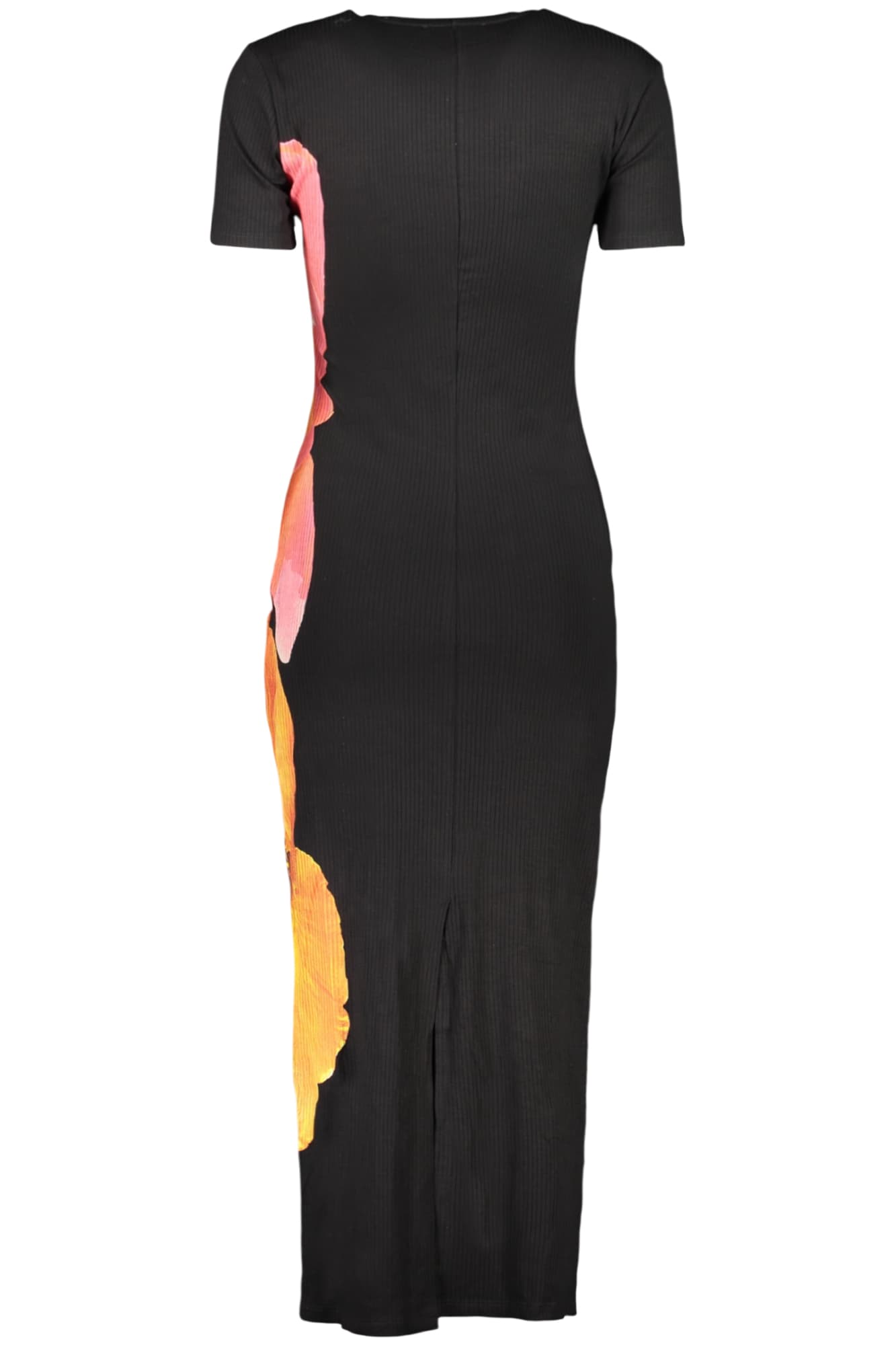 Дълга черна рокля за жени DESIGUAL - DESIGUAL