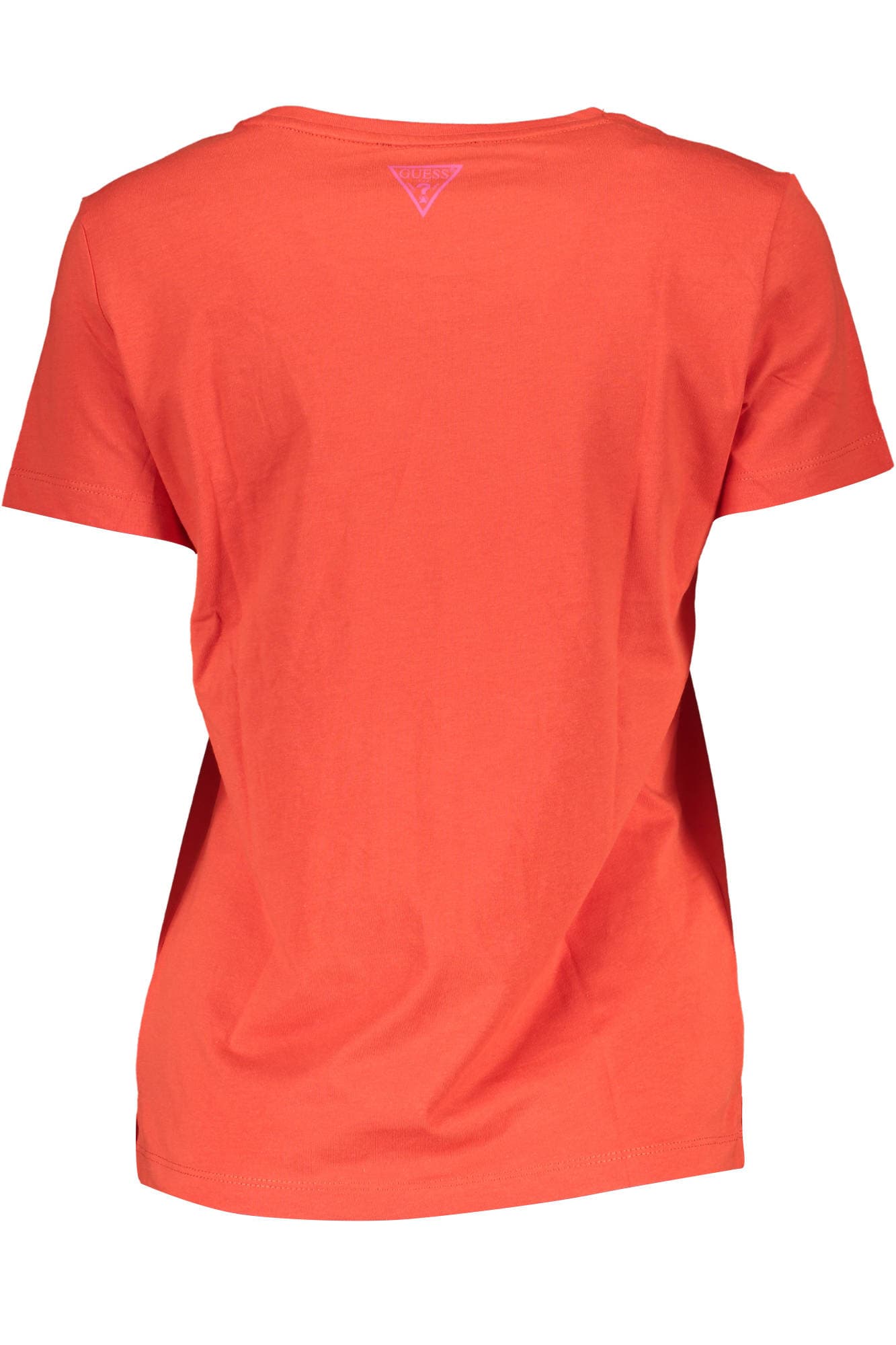 ДАМСКА ТЕНИСКА С КЪС РЪКАВ GUESS JEANS ЧЕРВЕНА - GUESS JEANS
