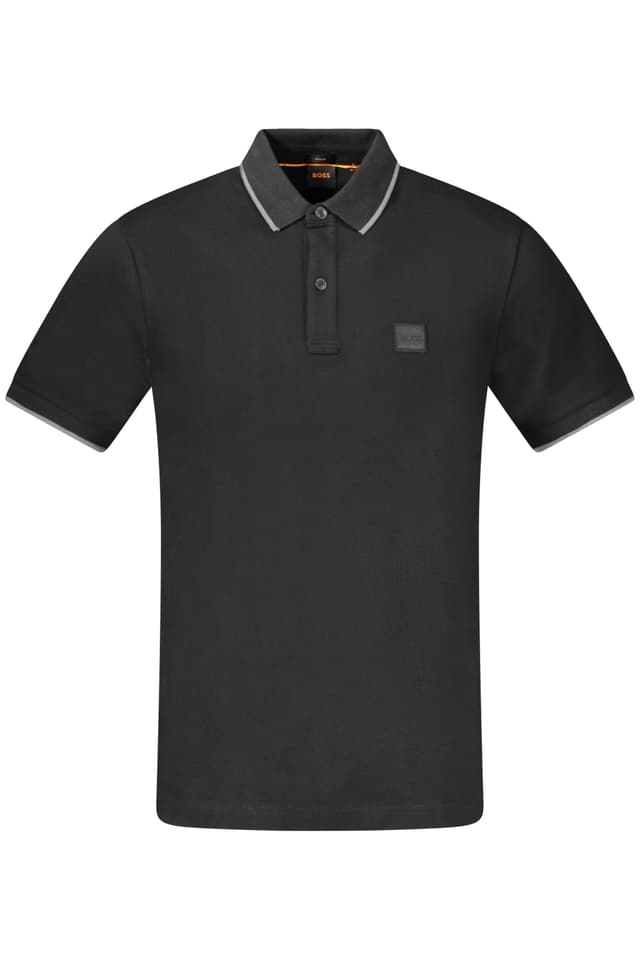 HUGO BOSS POLO С КЪС РЪКАВ МЪЖЕ ЧЕРНО