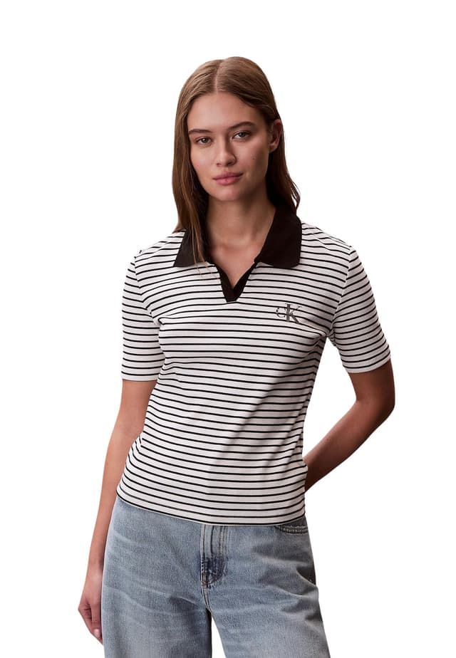 Calvin Klein Jeans Блуза с яка Жени