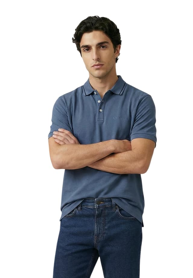 Armani Exchange Блузи с яка Мъжe