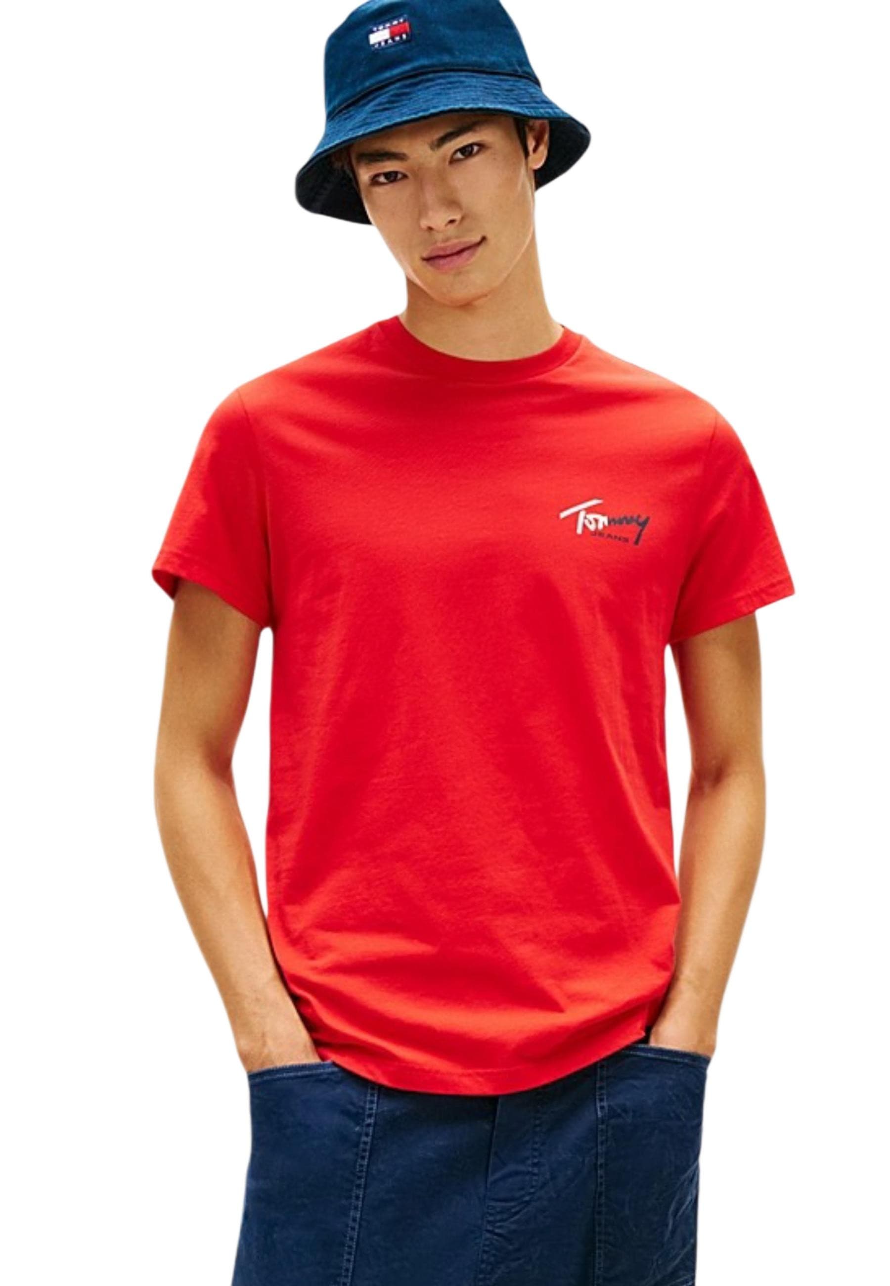 Tommy Hilfiger Jeans T-Shirt Uomo - Tommy Hilfiger Jeans