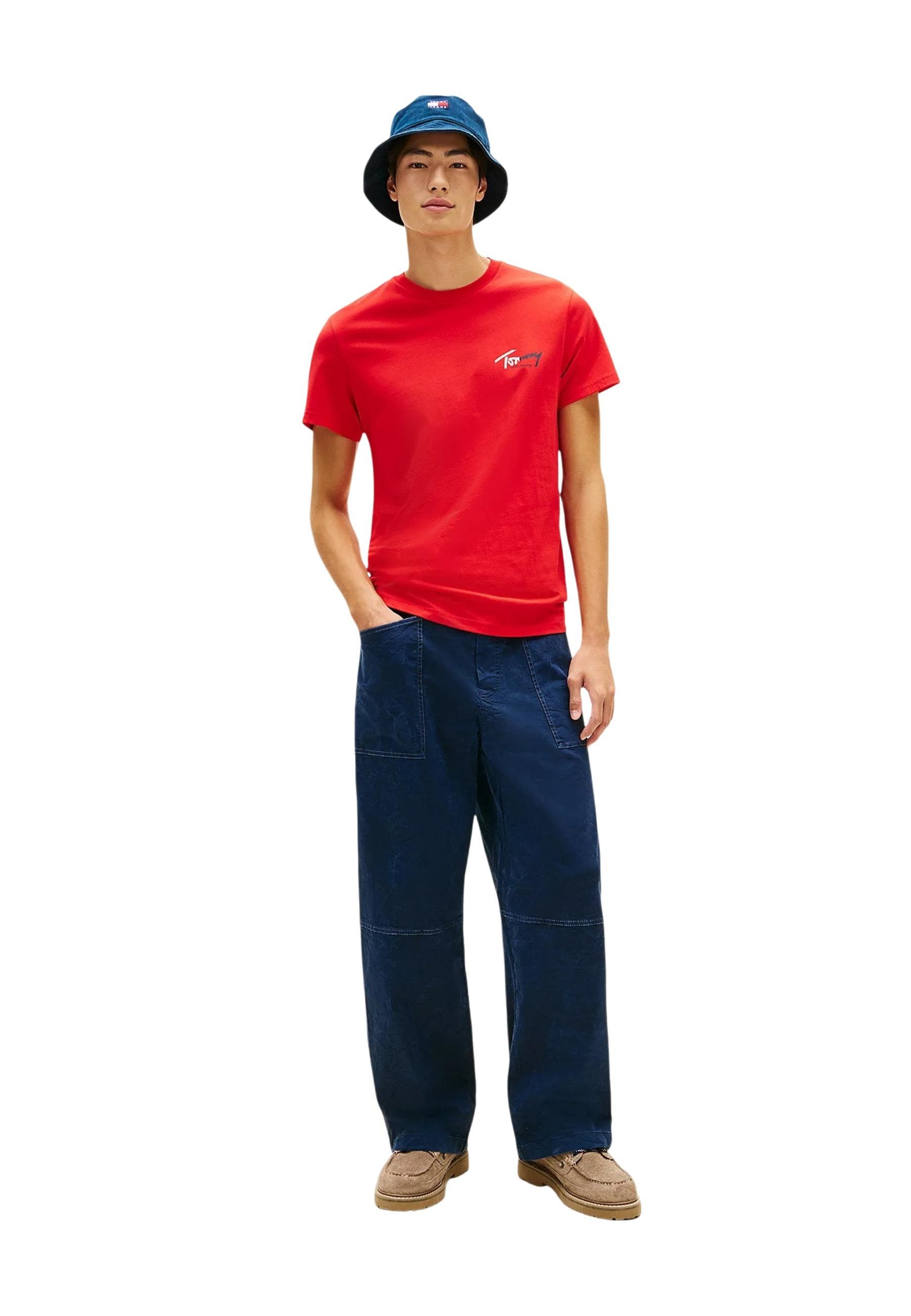 Tommy Hilfiger Jeans T-Shirt Uomo - Tommy Hilfiger Jeans