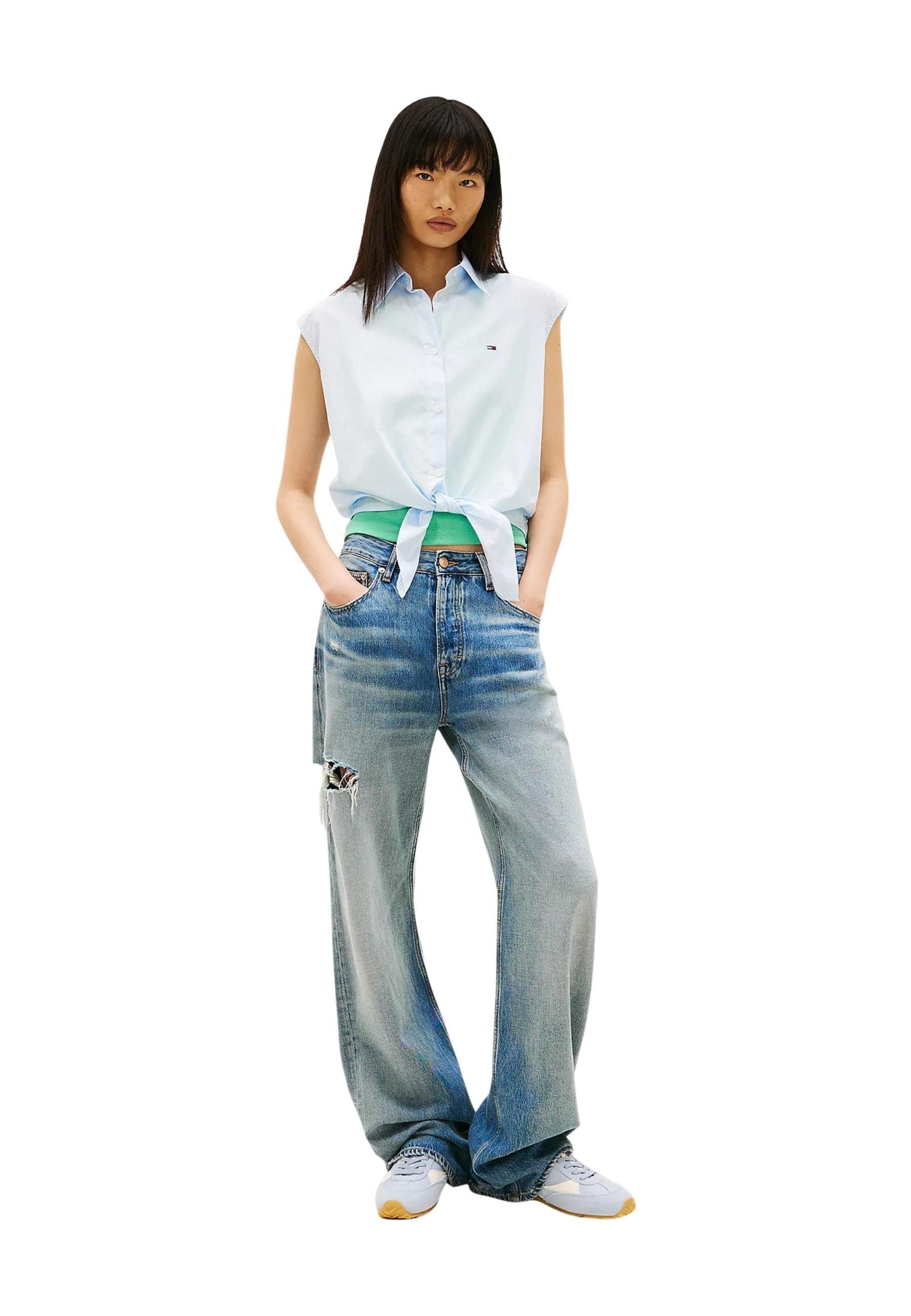 Tommy Hilfiger Jeans Camicia Donna - Tommy Hilfiger Jeans