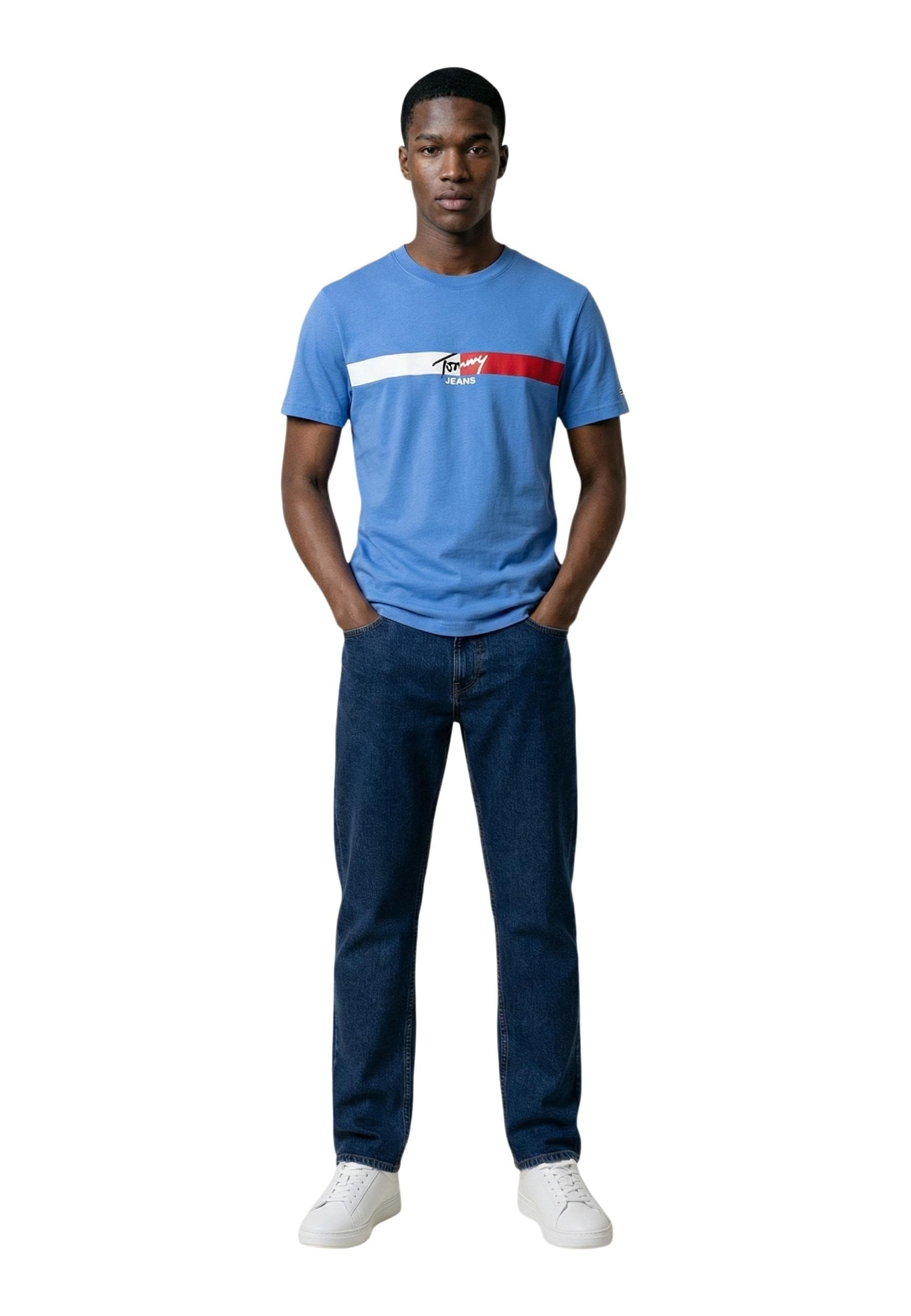 Tommy Hilfiger Jeans T-Shirt Uomo - Tommy Hilfiger Jeans