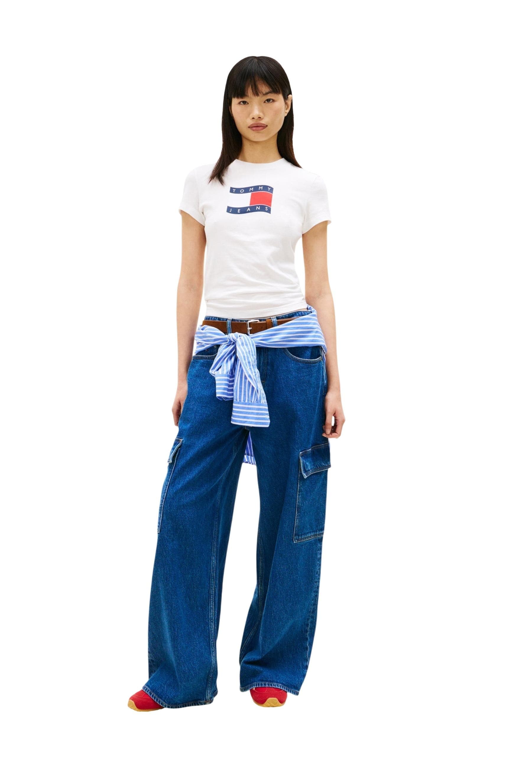 Tommy Hilfiger Jeans T-Shirt Donna - Tommy Hilfiger Jeans