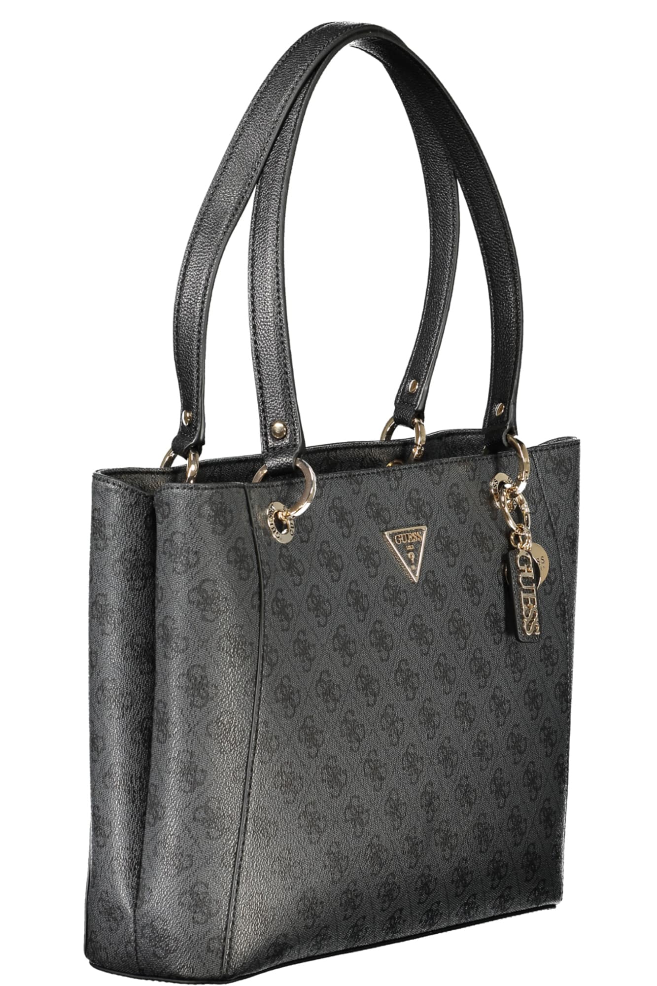 Чанта GUESS JEANS за жени, черна - GUESS JEANS