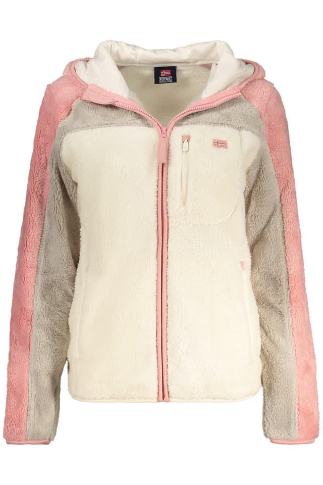 НОРВЕГИЯ 1963 ДАМСКИ БЯЛ СУИТШЪРТ С ЦИП