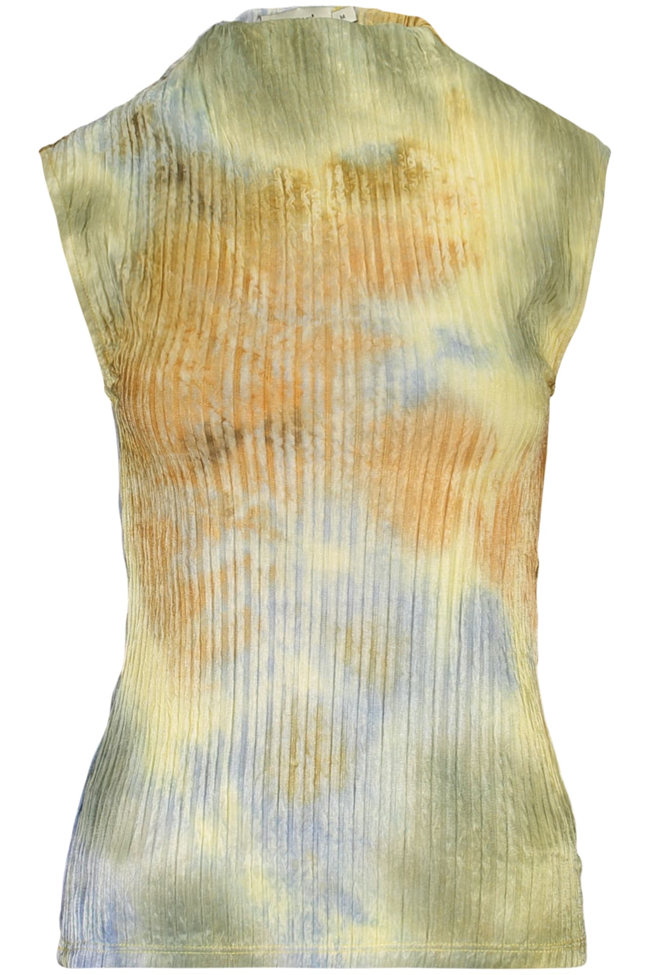 Жълт дамски потник DESIGUAL - DESIGUAL