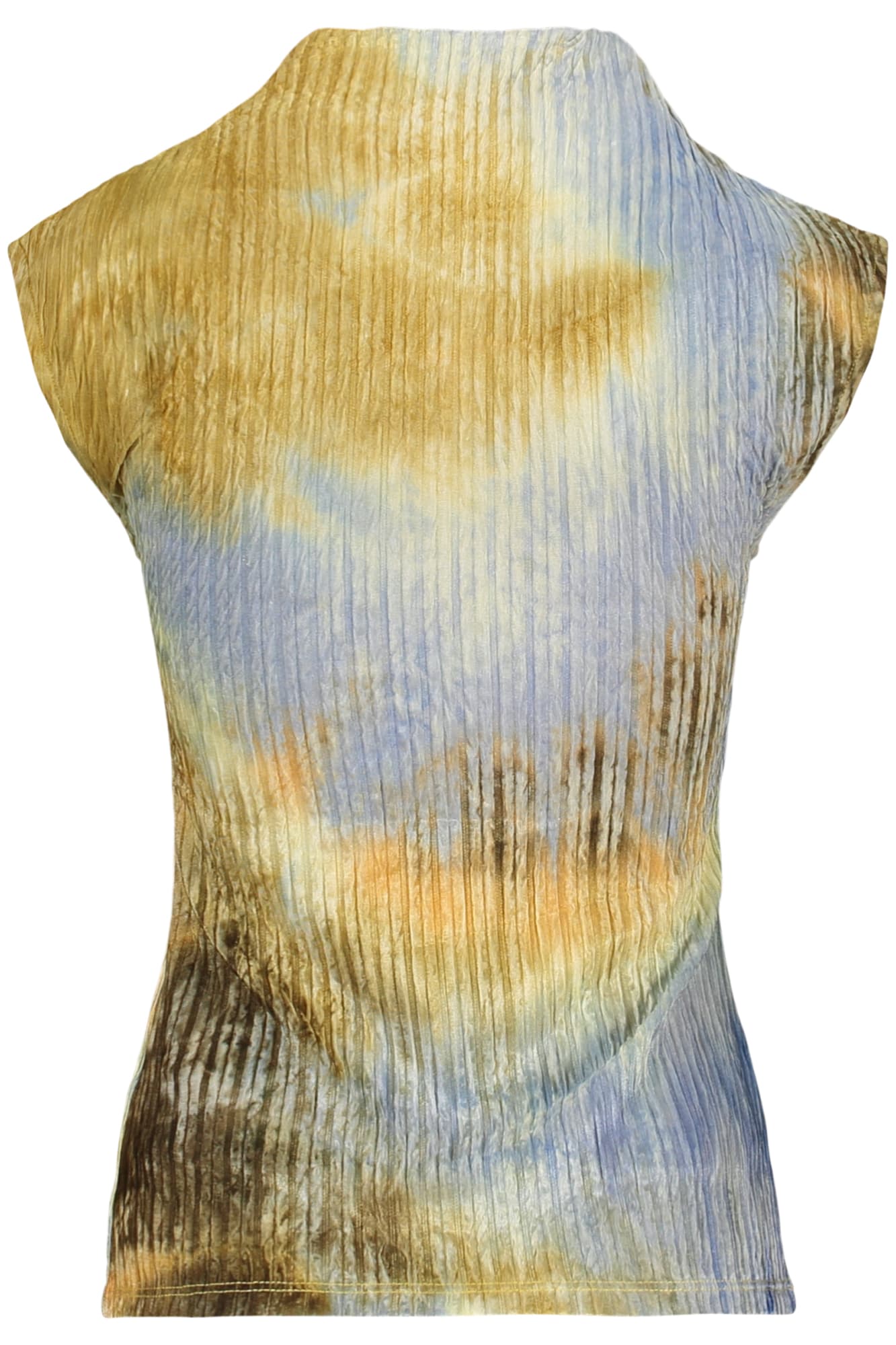 Жълт дамски потник DESIGUAL - DESIGUAL