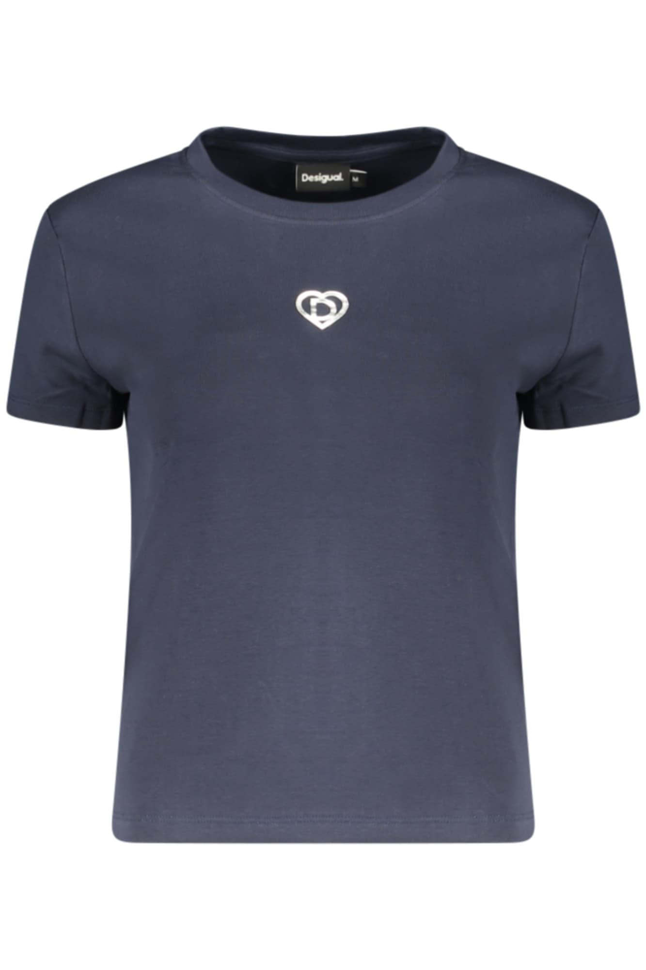 DESIGUAL ДАМСКА ТЕНИСКА С КЪС РЪКАВ, СИНЯ - DESIGUAL