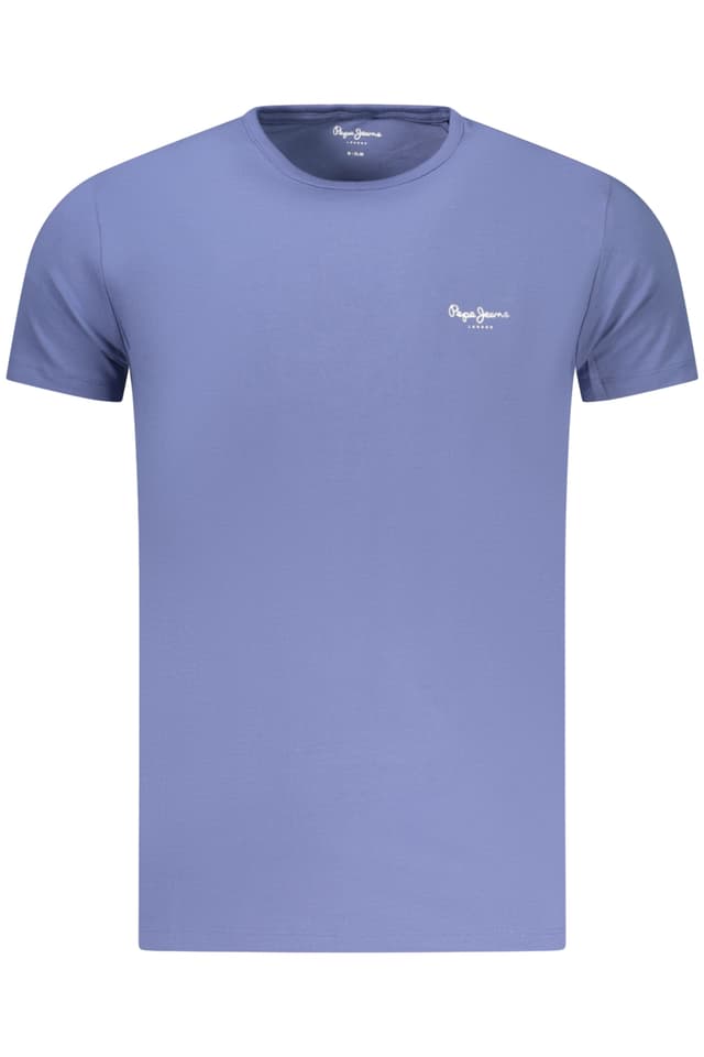 МЪЖКА ТЕНИСКА С КЪС РЪКАВ PEPE JEANS, СИНЯ