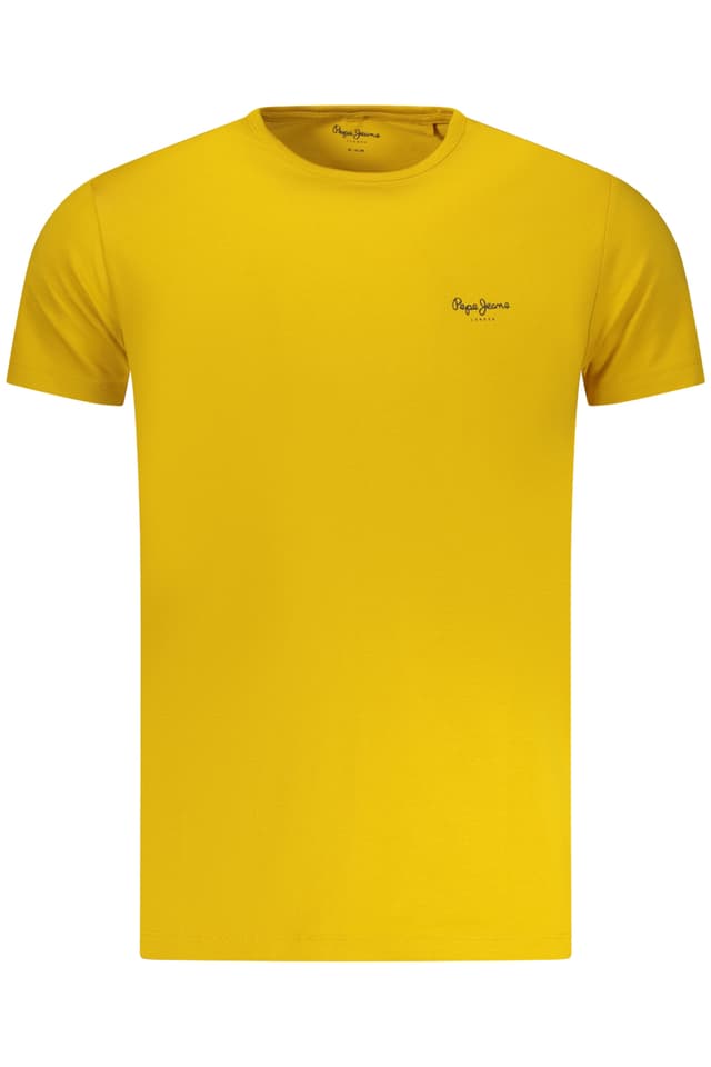 МЪЖКА ТЕНИСКА С КЪС РЪКАВ PEPE JEANS, ЖЪЛТА