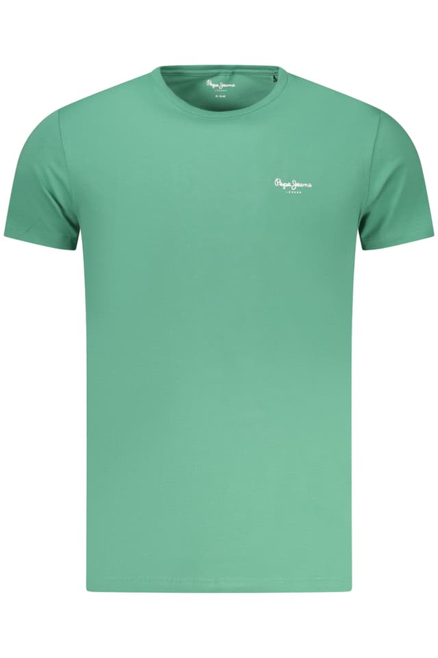 МЪЖКА ТЕНИСКА С КЪС РЪКАВ PEPE JEANS, ЗЕЛЕНА