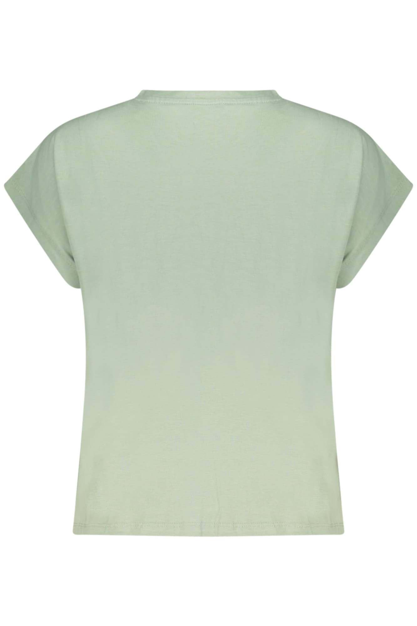 ДАМСКА ТЕНИСКА С КЪС РЪКАВ PEPE JEANS, ЗЕЛЕНА - PEPE JEANS