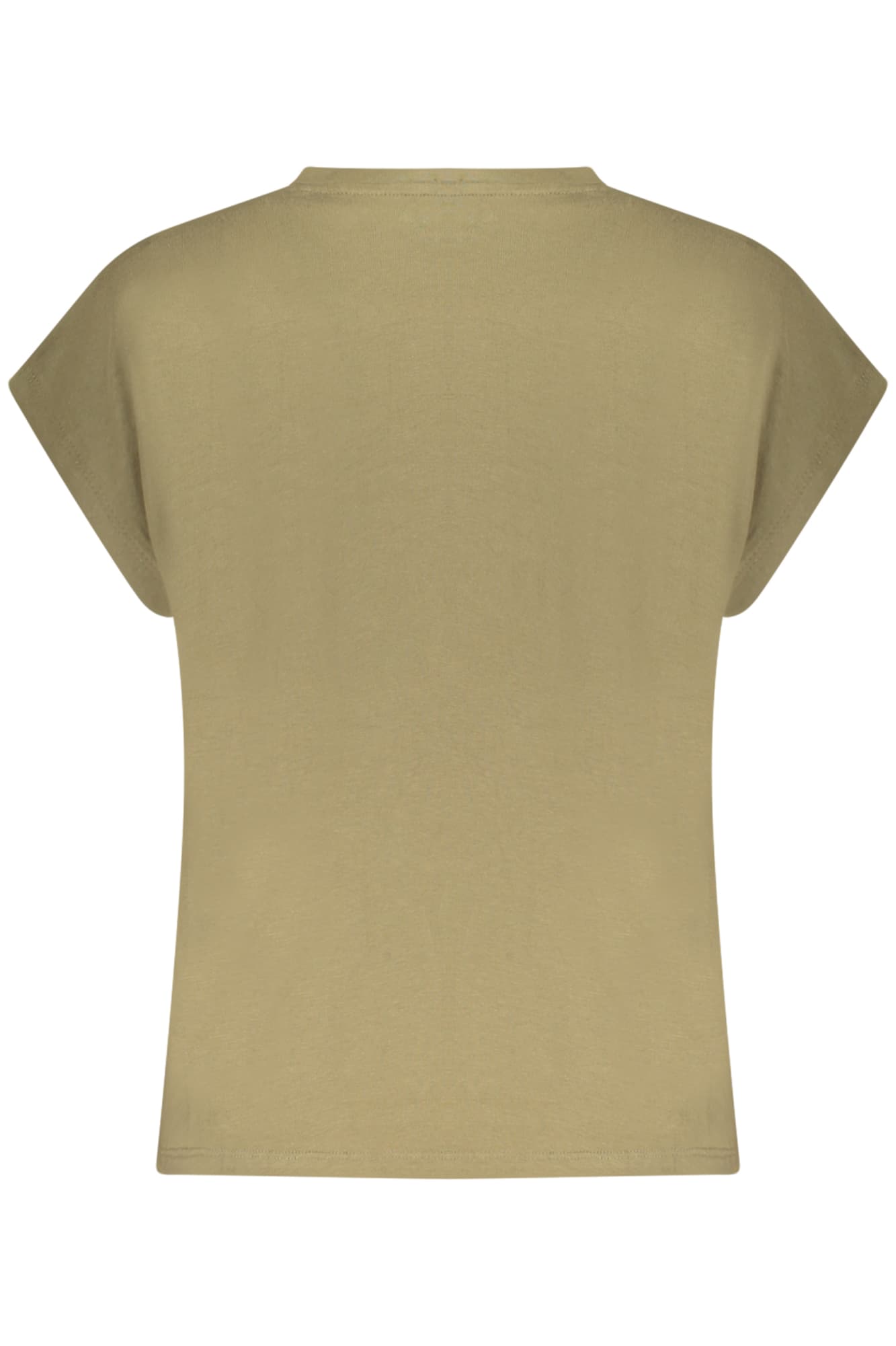 ДАМСКА ТЕНИСКА С КЪС РЪКАВ PEPE JEANS, ЗЕЛЕНА - PEPE JEANS