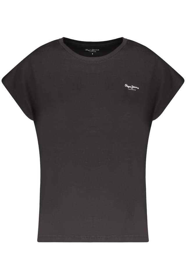 Дамска тениска с къс ръкав PEPE JEANS, черна