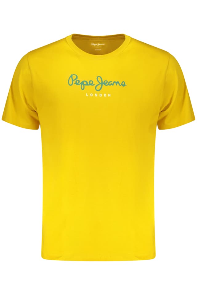МЪЖКА ТЕНИСКА С КЪС РЪКАВ PEPE JEANS, ЖЪЛТА