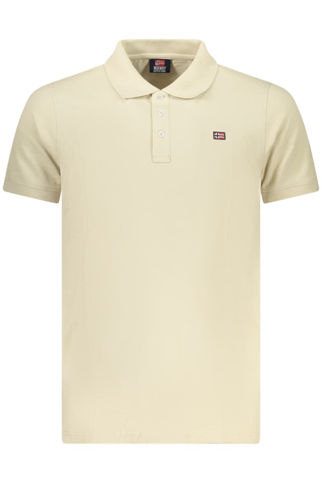 НОРВЕГИЯ 1963 МЪЖКА ПОЛО БЛИЗА С КЪС РЪКАВ, БЕЖОВА