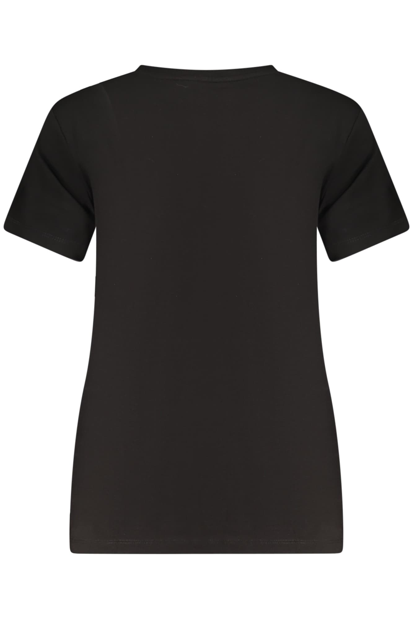 Дамска тениска с къс ръкав GUESS JEANS, черна - GUESS JEANS