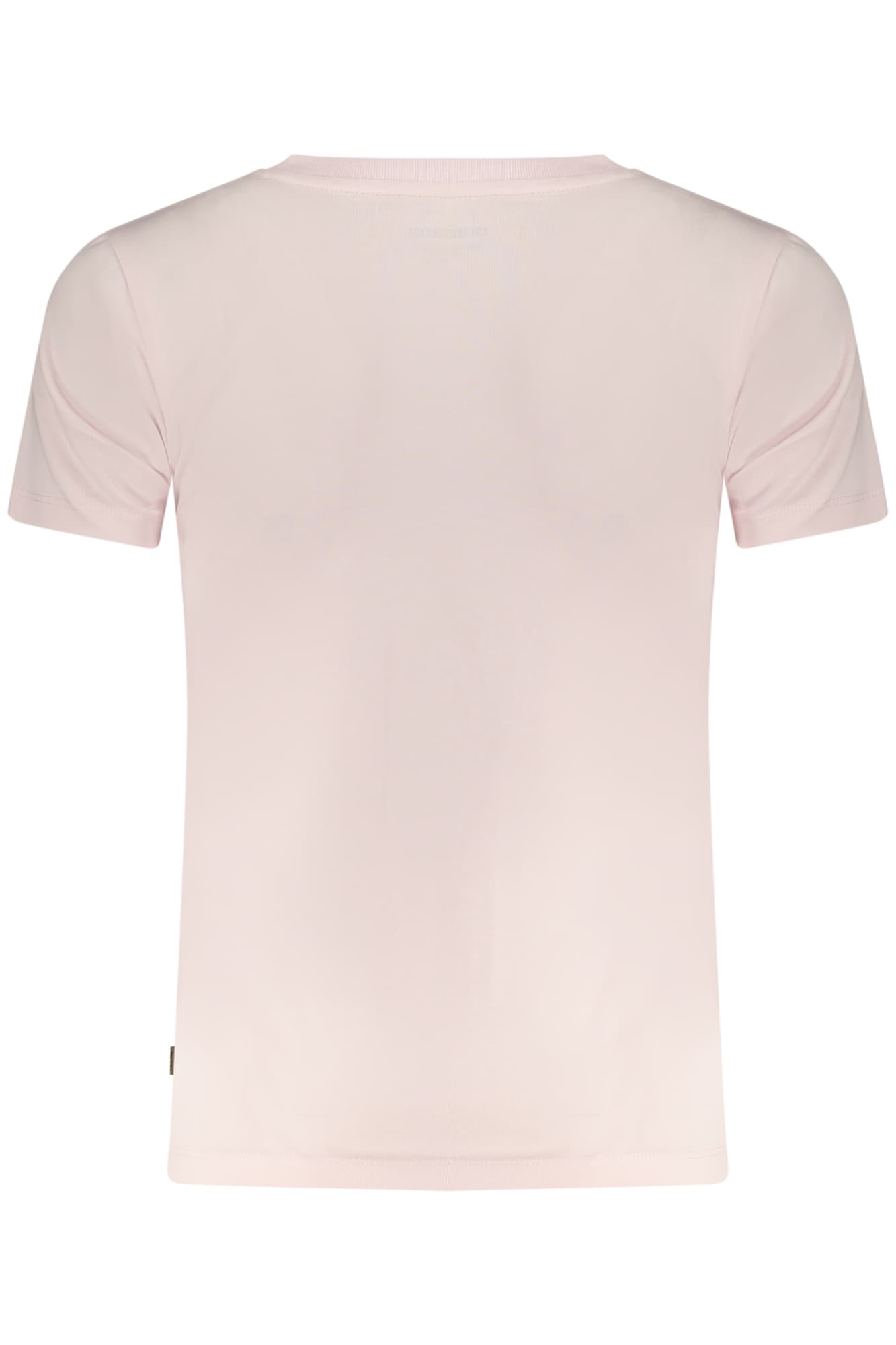 Дамска тениска с къс ръкав GUESS JEANS, розова - GUESS JEANS